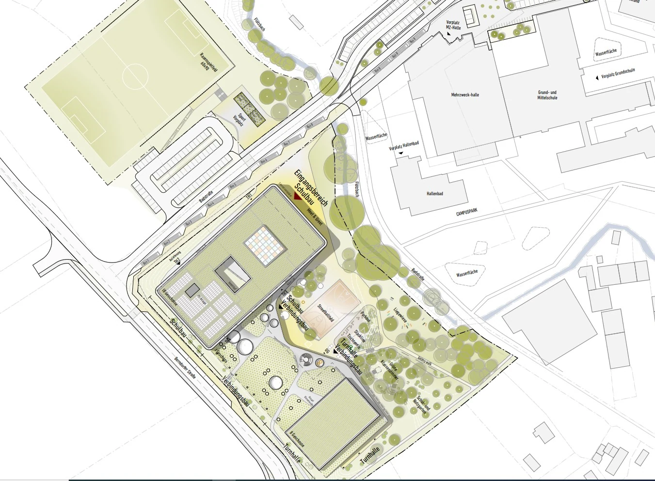 Lageplan Realschule Kemnath Tirschenreuth