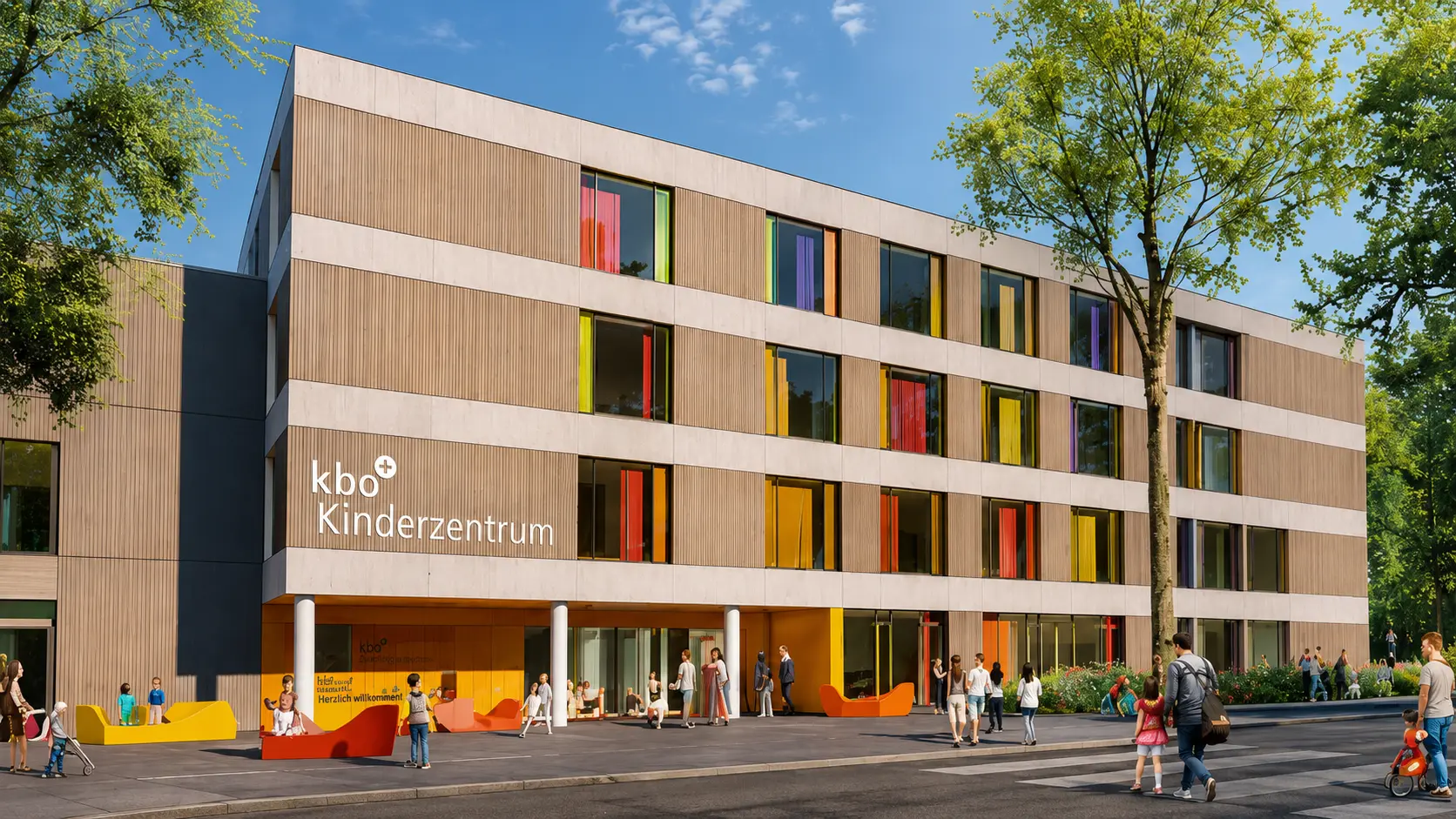 Außenansicht des kbo Kinderzentrums München