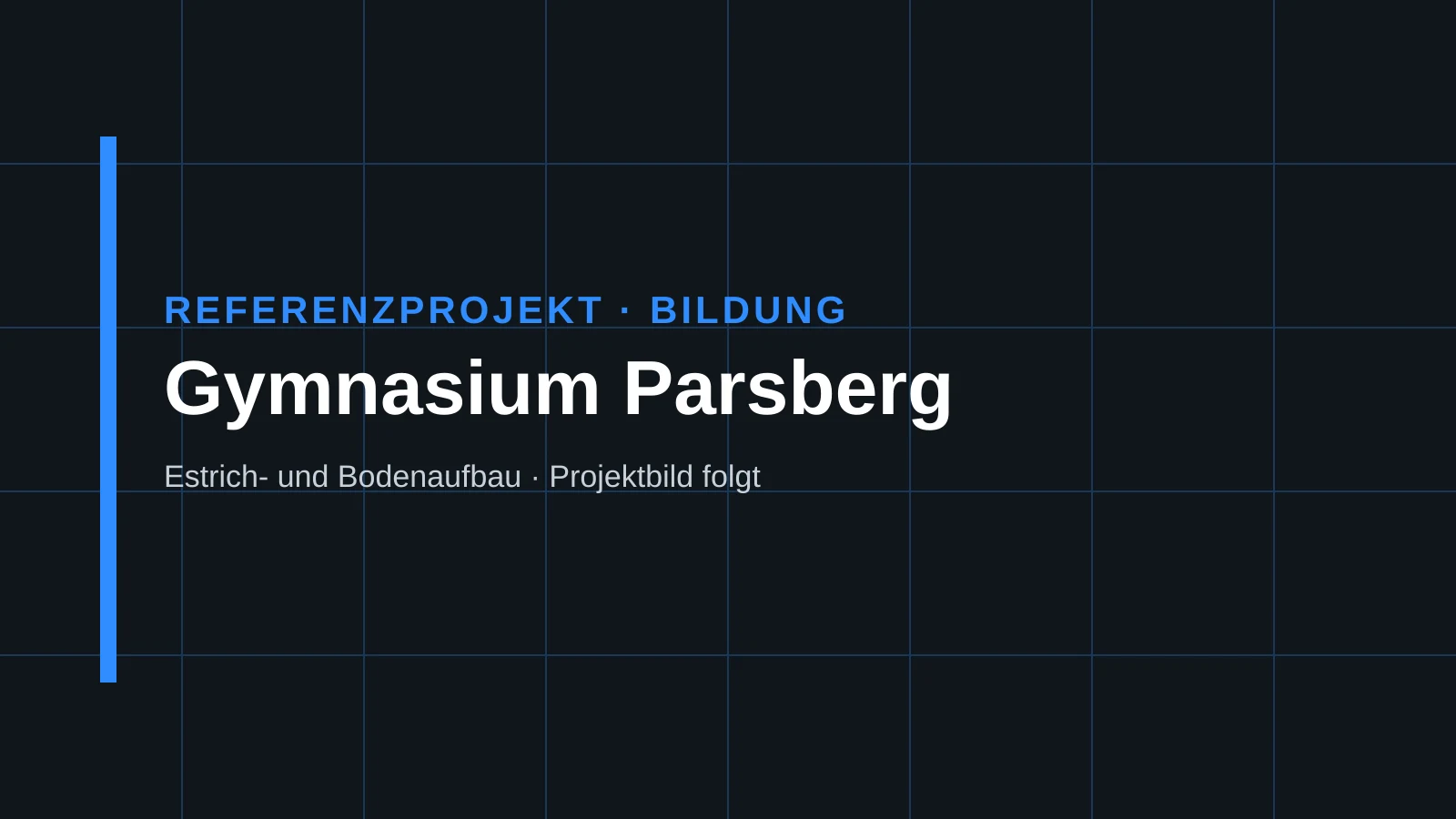 Referenzbild für Gymnasium Parsberg
